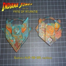 Indiana Jones kader Atlantis nur ab sal kilitler Sophia kolye of oyun Medaillon sahne 3d print model - Mito3D