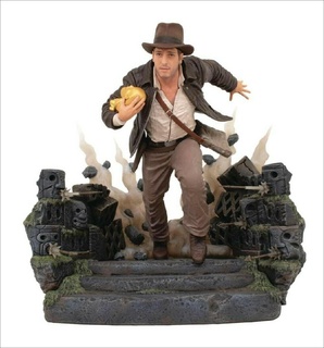 Indiana Jones lithophane obj stl imagetostl Zip français art aventurier figurine film cinéma action Jeux jouet 3d print model - Mito3D