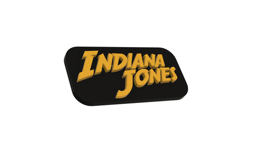 Indiana jones pin pendente portachiavi pulsante etichetta pin pin 3d print model - Mito3D