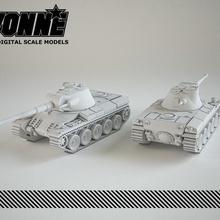 eğer panzer askeri tank oyun scalemodel uçak oyuncak wargaming minyatür araç 3d print model - Mito3D