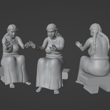 indigenous spinner 3d print model - Mito3D