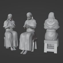 indígena tecelão 3d print model - Mito3D