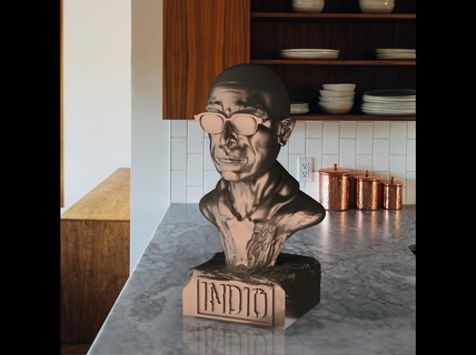indio solari bust indian 3d print model - Mito3D