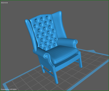 individual chair modeling models miniatures figures 1 35 72 48 3d print model - Mito3D