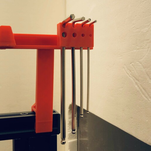 individual storage creality ender 3 pro box allen key keys tool tools 3D print model - Mito3D