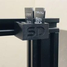 individual storage sd card creality ender 3 pro support tools adapter box 3d print model - Mito3D