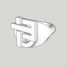 indochina ring 13 albums model 2 hollow jewelry indochine baques signet jewellery pretty 3d print model - Mito3D