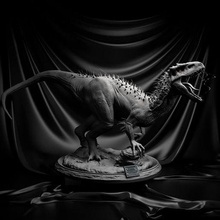 indominus rex jurásico Arte braquiosaurio tiranosaurio Parque mundo Jurasico perdido dinosaurio velociraptor raptor brontosaurio diplodocus naturaleza animal prehistórico fósil paleontología esculturas 3d print model - Mito3D