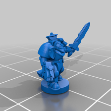 indomitable terminator captain - 6-8mm remix epic scale toy 3d print model - Mito3D