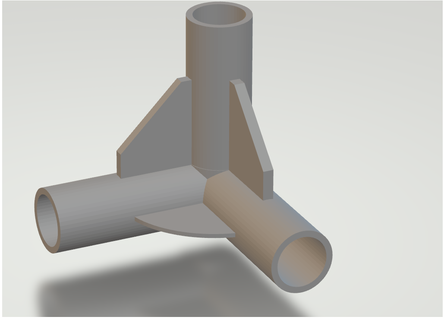 indoor elbow cultivation pipes 3d print model - Mito3D