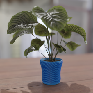 indoor pot vase garden plant pen holder beautiful interior 3d print model - Mito3D