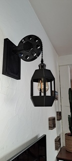 industrial style pared lámpara lámpara candelabro pared decoración industrial 3d print model - Mito3D