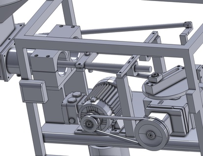 industrial 3d modelo preenchimento máquina 300 3d print model - Mito3D