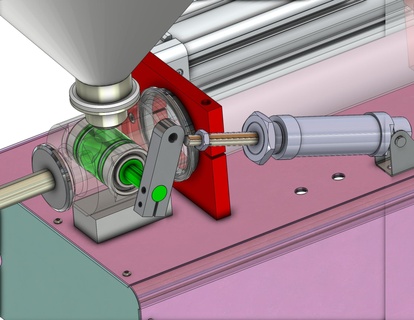 industrial 3d modelo horizontal preenchimento máquina 3d print model - Mito3D