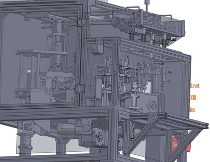 industrial 3d modelo rímel preenchimento máquina 3d print model - Mito3D