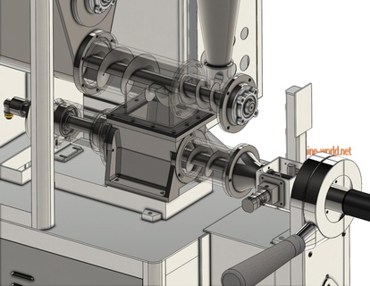 industrial 3d modelo pó quantitativo embalagem máquina 3d print model - Mito3D