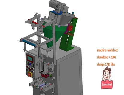 industrial 3d modelo parafuso embalagem máquina 3d print model - Mito3D