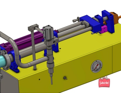 industrial 3d modelo semi automático relleno máquina 3d print model - Mito3D