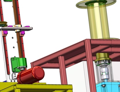 industrial 3d model winding machine bobineuse 3d print model - Mito3D