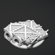 industrial 50mm base game miniture 3d print model - Mito3D