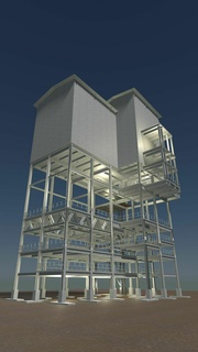 industrial building 23zz36 3d print model - Mito3D