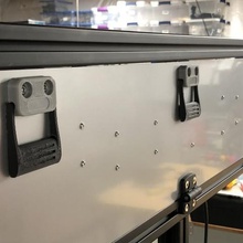 industrial cabinet door handle drawer pull tool 3d printer accessories 3d print model - Mito3D