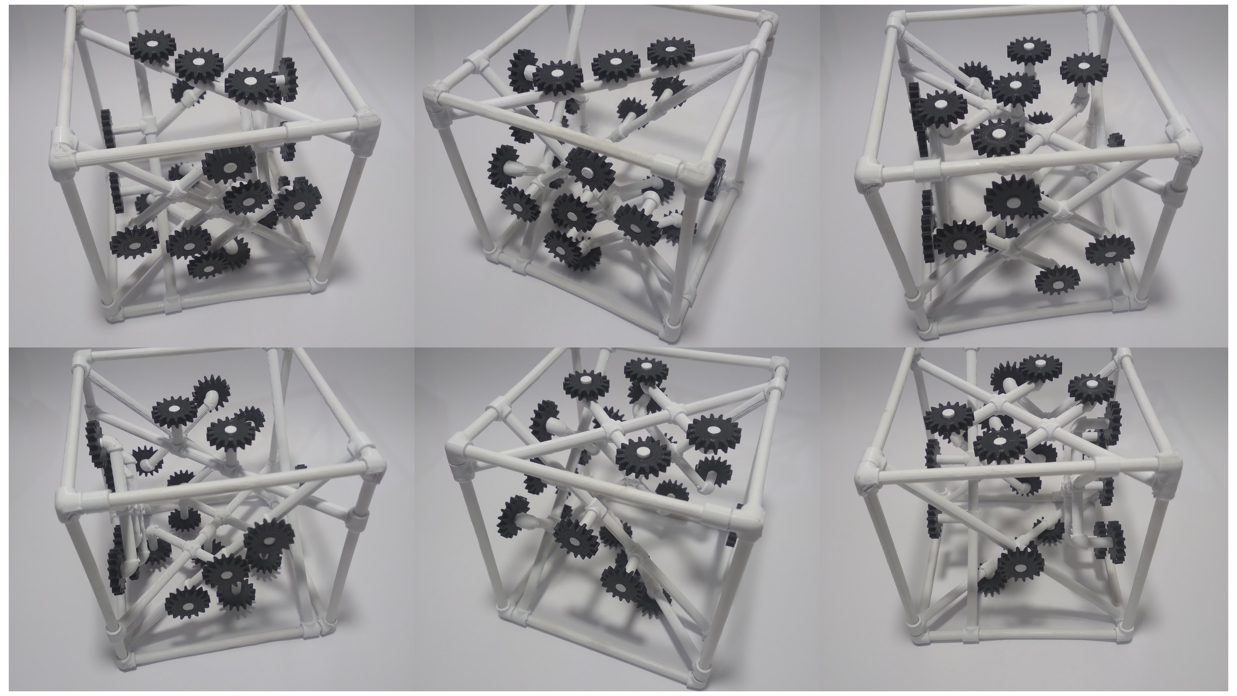 industrial decoração dados gadget tubos engrenagens 3D print model - Mito3D