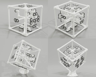 industrial decoração dados sc links gadget tubos 3d print model - Mito3D