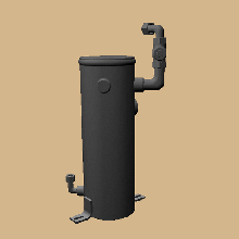 industrial heater 3d print model - Mito3D