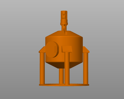 industrial mezclador maquinaria 3d print model - Mito3D