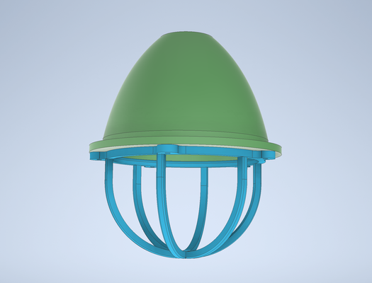 industriale protetto lampada urss 3d print model - Mito3D