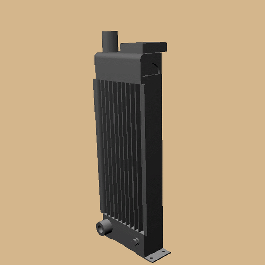 industrial radiador 3D print model - Mito3D