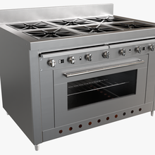 industriale stufa architettura ristorante cucina 3d forno acciaio inossidabile 3d print model - Mito3D