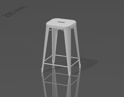 industriel style chaises chaise meubles moderne sillamoderne garçon sillaboca salle bains chambre manger wc io lavabos modèle architecture 3d print model - Mito3D