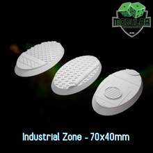 industrial zone - 70x40mm set game modularwargaming warhammerbases warhammer40kbases ageofsigmarbases dungeonsanddragons dnd fantasy bases pathfinder warhammer40000 aos warhammer basesets wargamescenery 3d print model - Mito3D