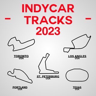 Indycar pistes circuits Mots clés course courses 2023 circuit Piste chemin roulement speedway indy 500 américain 3d print model - Mito3D