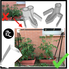 inexpensive robust vegetable stand garden support tomato guide tutor cheap low cost sleeve sweep diy tip 3d print model - Mito3D