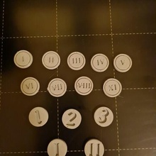 infâmia pôquer salgadinhos tokens 28mm jogos guerra romanos romano jogo terreno Itens 3d print model - Mito3D