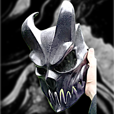 inferno s embrace devil horned mask devilmask hornsmask cosplaymask darksidedesign halloweenmask evilhornedmask menacinglook demonmask uniquemaskdesign scarycosplay devilishmask fantasycostume eeriemask cosplayaccessory boldhorns intimidatingdesign themedmask villaincosplay maskforhalloween fanta 3d print model - Mito3D