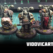 infested space soldiers art 28mm 40k chaos marines warrior marine miniature plague spacemarine spacemarines tabletop vidovic vidovicarts arts wargaming warhammer warhammer40k wh40k people 3d print model - Mito3D