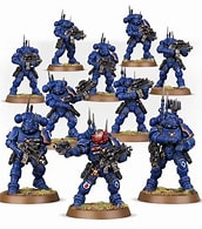 infiltrated squad upgrade game minis space marine incursor tabletop miniature primaris 3d print model - Mito3D