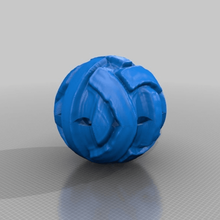 unendlicher Knoten-ball Kunst Bio der unendliche Knoten ball 3d print model - Mito3D