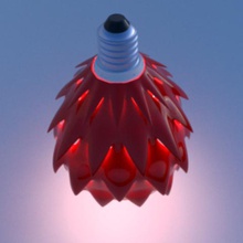 infinite strawberry easily customisable generative lampshade home template art 3d print model - Mito3D