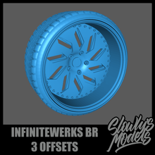 infinitewerks br 3 offsets hobby wheels tyres rims aoshima fujimi model car tamiya 3d print model - Mito3D