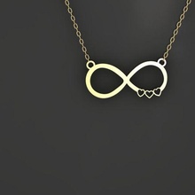 infinity jewelry neckless 3d print model - Mito3D