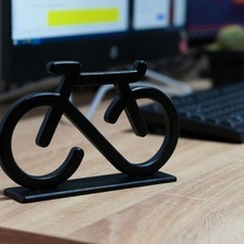 infinidade bicicleta infinito decorativo mtb estrada fixo símbolo decoração escrivaninha figura 3d print model - Mito3D