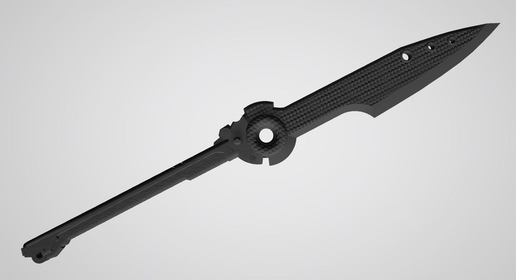 sonsuzluk balta oyun bıçak ağzı silah silahlar kılıçlar 3d print model - Mito3D