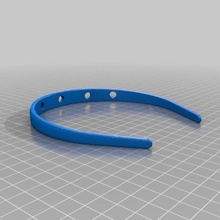 infinity headband fashion snapfit accessories 3d print model - Mito3D