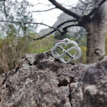 infinidade chaveiro joalheria chave anel coração infinito livre 3d print model - Mito3D
