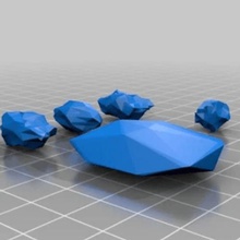 infinity stones vários 3d print model - Mito3D